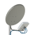 Офсетный  облучатель - AX-800 OFFSET MIMO 2x2 - 4G LTE800, 3G UMTS900 спереди